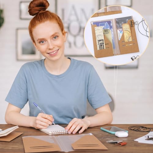 Mooliwe 2 Pack Travelers Journal Notebook Accessories Kit, Personal Size - size: Personal Size