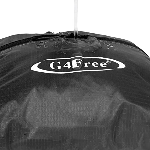 G4Free 20L Small Packable Travel Hiking Backpack for Men Women - color: Black, size: 20L