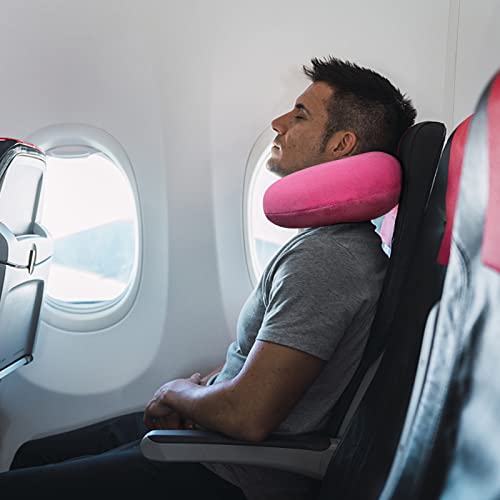 Travel Pillow, Memory Foam U Shape Neck Pillow, Deep Powder - color: Deep Powder