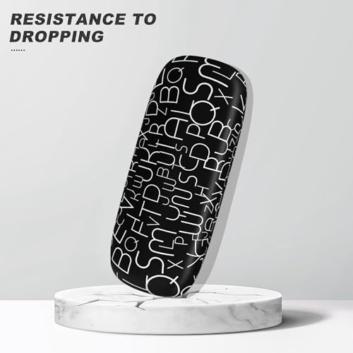 Eyeglasses Case, Hard Shell Protective Case for Glasses, Unisex for Women Men - color: 3 Pack-black