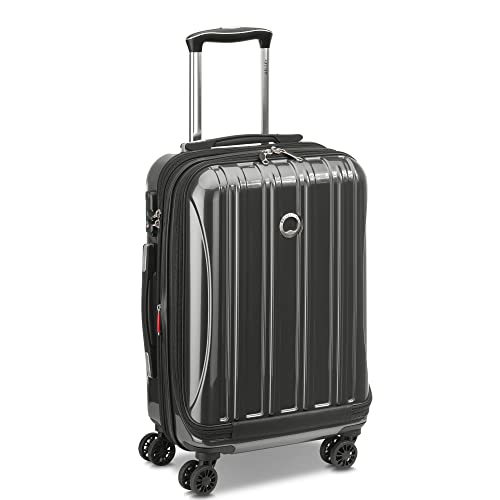 DELSEY PARIS Helium Aero Hardside Expandable Luggage with Spinner Wheels, Brushed Charcoal, 2-Piece Set (19/24) - color: Brushed Charcoal, size: 2-Piece Set (19/24)
