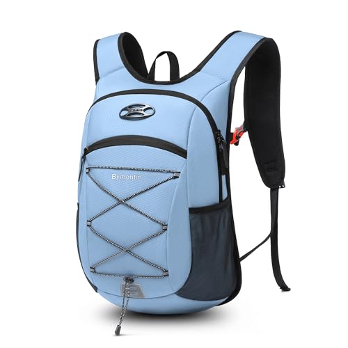 Ultra-Light Soft Hiking Daypack With Cushioned Breathable Back Panel | Sports Backpack, 20L, Sky Blue - color: Sky Blue, size: 20L