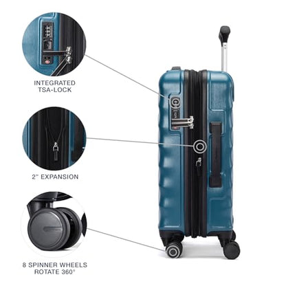 Travelpro Maxlite Air V2 Hardside Expandable Carry-On, Teal, 19-Inch - color: Teal