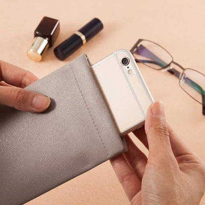 TRIUMPH VISION Eyeglass Case Glasses Case Soft Sunglass Pouch Sleeve 3 Pack - color: 3 Pack Grey