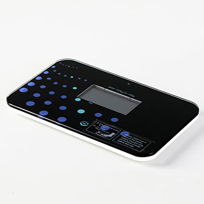 Auto Step On Super Mini Travel Bathroom Scale, 5.25" x 8.5" SBB0638SM: Twendy Wave - color: Trendy Wave
