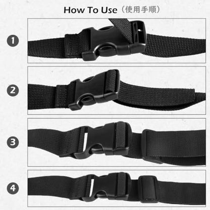 TRIWONDER Tie Down Straps Buckle Lashing Strap Luggage Belt for Suitcase Travel Packing Cargo Trucks Accessories for Bike Rack Backpack Sleeping Bag Box 4 Pack (Black - 3.28ft) - size: 3.3 FT