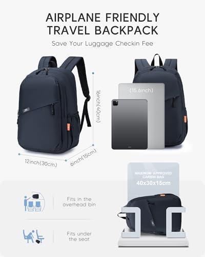 16x12x6 Personal Item Bag 40x30x15cm Travel Backpack Carry On Red - color: Red