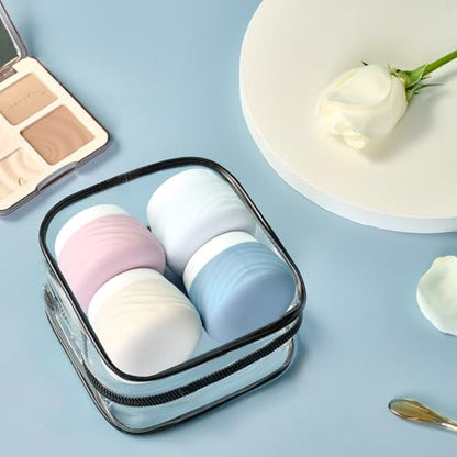 Eternal Moment Travel Containers for Toiletries 1.7 OZ Cosmetic Jar - color: Blue, size: 50ml