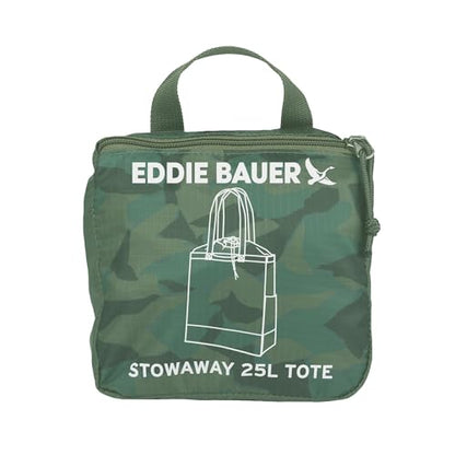 Eddie Bauer Stowaway Packable Tote Bag - color: Sprig