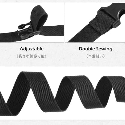 TRIWONDER Tie Down Straps Buckle Lashing Strap Luggage Belt for Suitcase Travel Packing Cargo Trucks Accessories for Bike Rack Backpack Sleeping Bag Box 4 Pack (Black - 3.28ft) - size: 3.3 FT