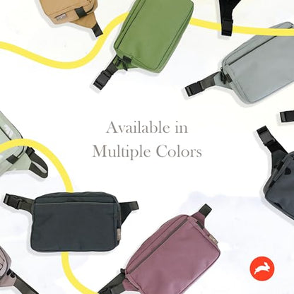 Everyday Joey Belt Bag | Navy Crossbody Hip Pack - 2.4L Zipper Pockets - color: Navy