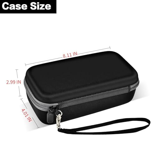 Comecase Travel Case for Anker 727/ Prime 6-in-1 USB C Charging Station - color: Black