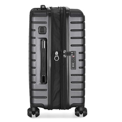 Traveler's Choice Archer Polycarbonate Hardside Spinner Luggage Set, Tie Down Straps, Grey, Carry-On 21-Inch - color: Grey, size: 1-Piece (Carry-On 21-Inch)