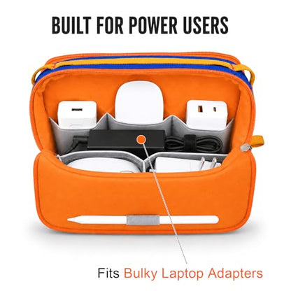 Electronics Organizer Travel Case, Phone Lanyard, Upright, Unisex - color: Case+Phone Lanyard