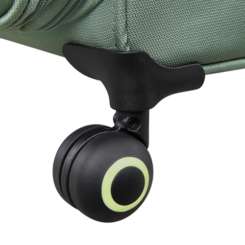 It Luggage Circulator 22" Softside Carry-On 8 Wheel Expandable Spinner, Hedge Green - color: Hedge Green