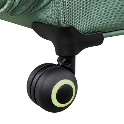 It Luggage Circulator 22" Softside Carry-On 8 Wheel Expandable Spinner, Hedge Green - color: Hedge Green