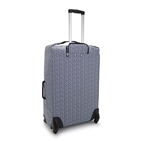 Kipling Women’s Darcey Small 22-Inch Softside Carry-On Rolling Luggage, Nylon, 360 Degree Spinning Wheels - color: Simply Chevron