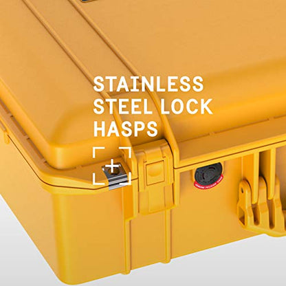 Pelican Air 1555 Case With Foam - Yellow - color: Yellow, size: With Foam