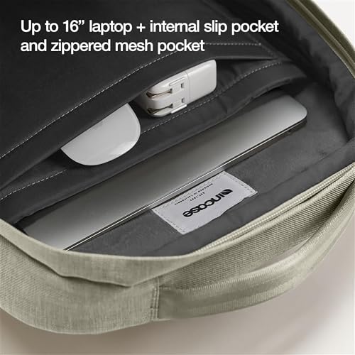 Incase Crosstown Backpack with Woolenex, 20L, Fits 16 in Laptops, Limestone - color: Limestone
