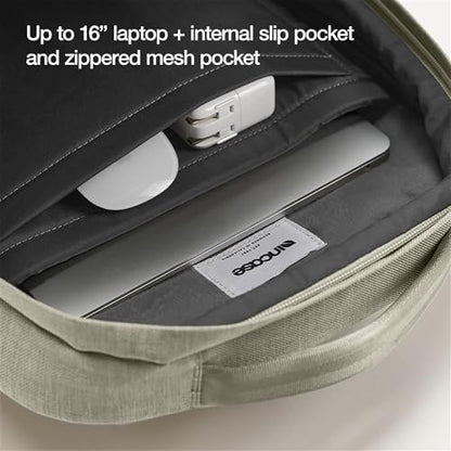 Incase Crosstown Backpack with Woolenex, 20L, Fits 16 in Laptops, Limestone - color: Limestone