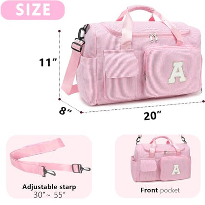 Kids Travel Duffle Bag Dance Bag Gifts for Girls - color: Pink, style: G
