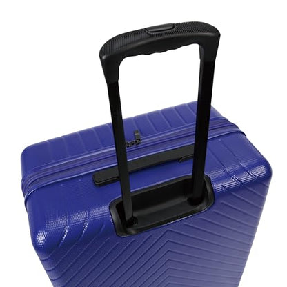 TRIPS RIDGELINE 28-Inch Lightweight Durable Hardside 8-Wheel Spinner Checked Suitcase Size Luggage, Wisteria - color: Wisteria, size: LARGE CHECKED