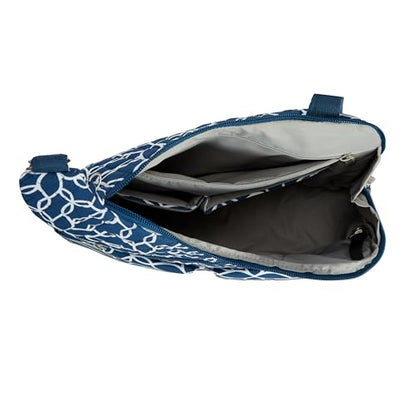 Travelon Anti-Theft Classic Crossbody Bag - color: Woven Flower