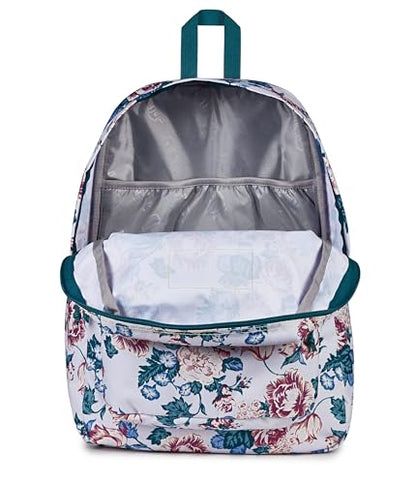JanSport SuperBreak Plus Backpack - color: Rustic Roses