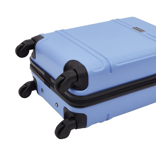 Travelers Club Skyline 22" Carry-On Spinner Luggage, Skyline Blue - color: Skyline Blue