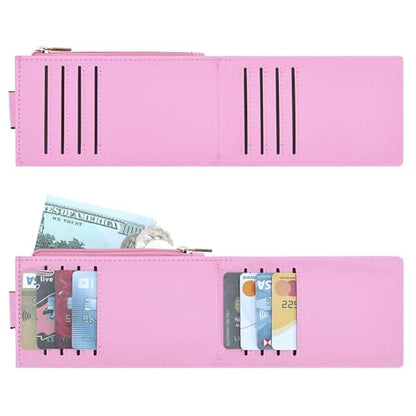 Chelmon Women's RFID Slim Card Holder Wallet - color: Pink