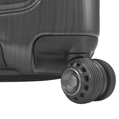 Traveler's Choice Silverwood Polycarbonate Hardside Expandable Spinner Luggage, Brushed Metal, Checked-Large 30-Inch - color: Brushed Metal, size: Silverwood I (30-Inch)