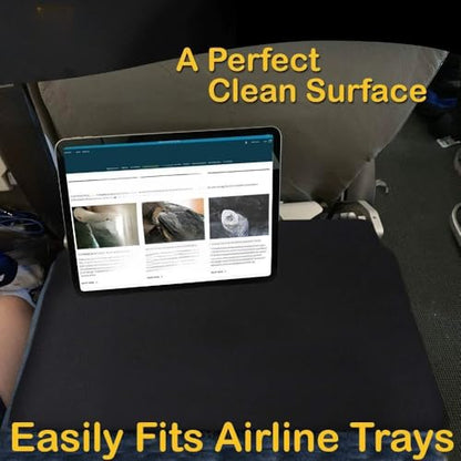 Airplane Seat Back Organizer, Multi Pocket Travel Storage Caddy, Plane Travel Essentials Accessories