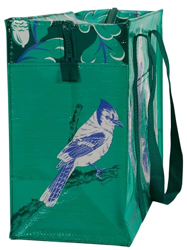 Blue Q Reusable Shoulder Tote Bag - Carry Everywhere Bag with Hefty Zipper - color: Songbird