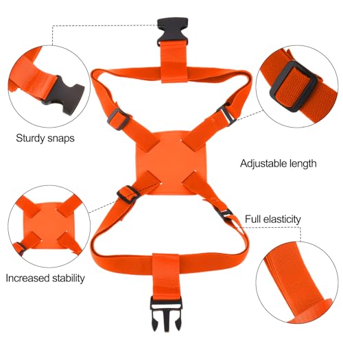 PATIKIL Luggage Straps Bag Bungee, High Elastic Suitcase Adjustable Belt Bag Bungee with Buckles for Baggage Handbag, Orange - color: Orange