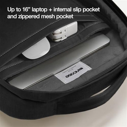 Incase Crosstown Backpack with Woolenex, 20L, Fits 16 in Laptops, Black - color: Black