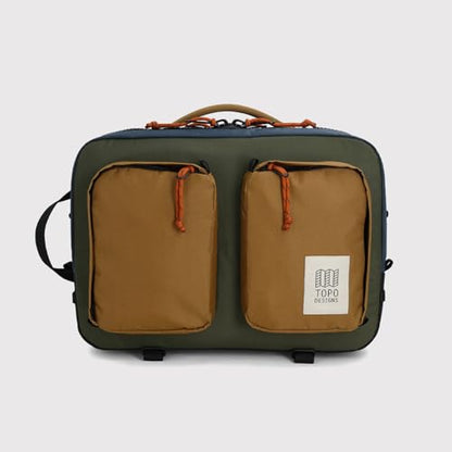 Topo Designs Global Briefcase + Travel Pack (Olive/Dark Khaki) - color: Eco-friendly / Olive / Dark Khaki