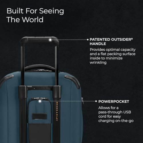 Briggs & Riley ZDX Global Softside Carry-On Spinner, Ocean - color: Ocean, size: 21" Carry-On