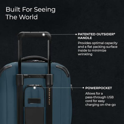Briggs & Riley ZDX Global Softside Carry-On Spinner, Ocean - color: Ocean, size: 21" Carry-On