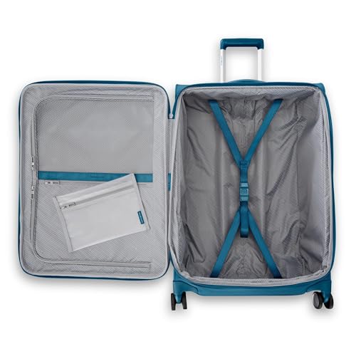 Samsonite UpLIFT Lightweight Softside Carry-On Luggage with Spinner Wheels - Expandable - Airline-Approved, Polyester Soft Suitcase for Ultra Light Travel - Cerulean Blue - color: Cerulean Blue, size: Carry-On