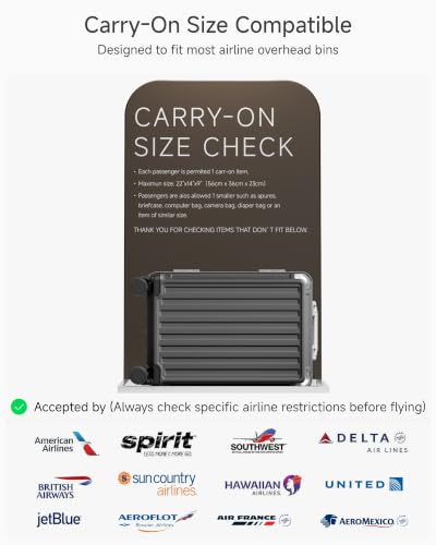 LUGGEX 3-Piece Zipperless Luggage Set, 20/24/28 Inch, Charcoal Metallic - color: Charcoal Metallic, size: 3 Piece Set（20/24/28）