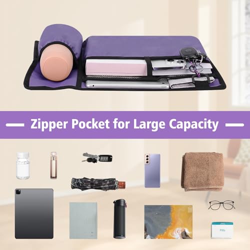 supregear Walker Bag w/Cup Holder, Universal Walker Accessories for Seniors - color: Light Purple