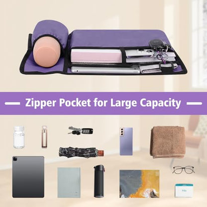supregear Walker Bag w/Cup Holder, Universal Walker Accessories for Seniors - color: Light Purple