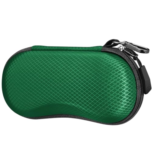 FINTIE Sunglasses Case, Hard EVA Shell Shockproof Sport Glasses Case - color: Midnight Green