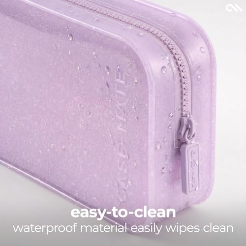 Case-Mate Jelly Makeup Bag - Waterproof Zipper Pouch - Stardust Twinkle - color: Stardust Twinkle