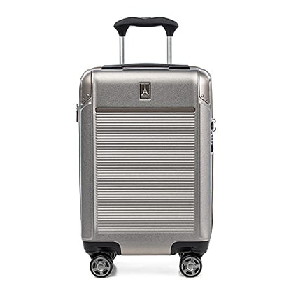 Travelpro Platinum Elite Hardside Carry-On Luggage, Sand, 20-Inch - color: Metallic Sand, size: Compact Carry-On 20-Inch