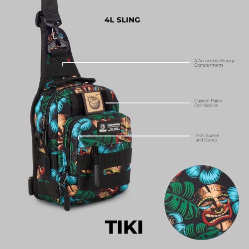 WOLFpak 4L Mini Tactical Sling Bag Crossbody - color: Tiki