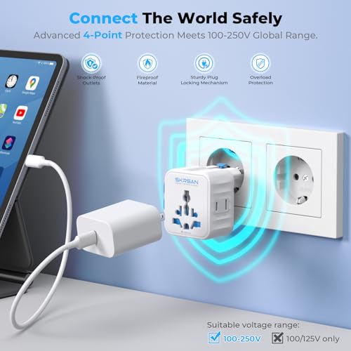 Aura Mini Global Plug 2 Pack, Pocket-Sized (Arctic White) - color: Arctic White