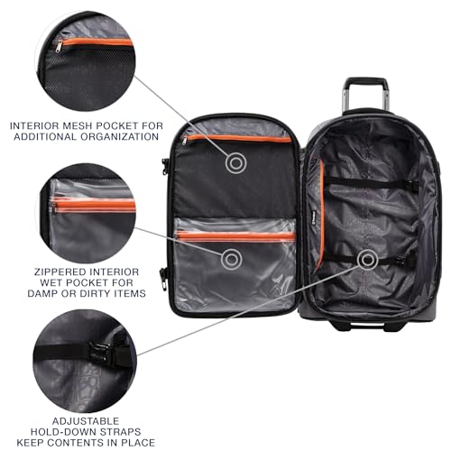 Travelpro Bold Softside Carry-On Luggage & Backpack Set, Grey/Black - color: Grey, size: Small