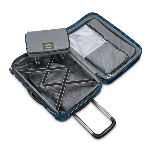 Samsonite Stryde 2 Hardside Expandable with Double Spinner Wheels, 2PC SET (22X14X9/LG), Deep Teal - color: Deep Teal, size: 2 - Piece Set (Carry-on/Large)