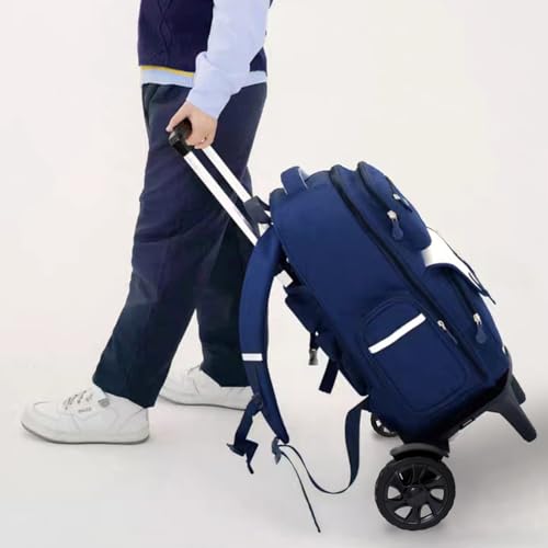 Backpack Trolley, Rolling Cart with Large Solid Tank Wheels, Luggage Cart - size: Large Tank Wheels without Edge-Guard Base